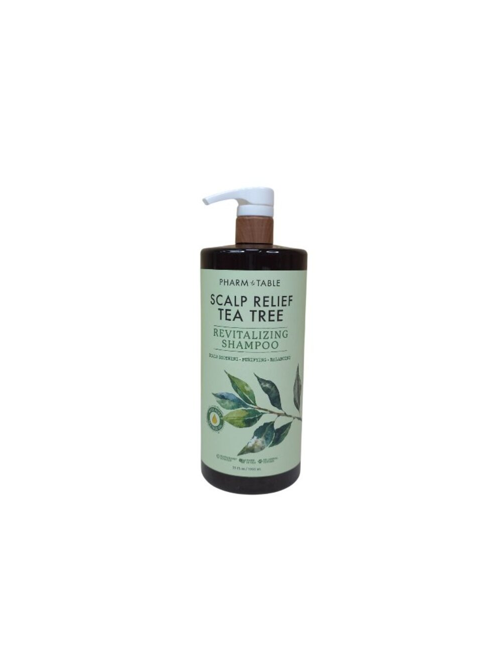 Pharm Table Scalp Relief Tea Tree Revitalizing Shampoo 33 Fl Oz With Pump